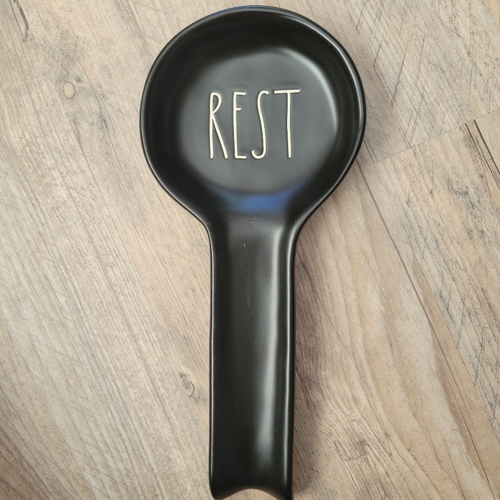 Rae Dunn Spoon Rest Black